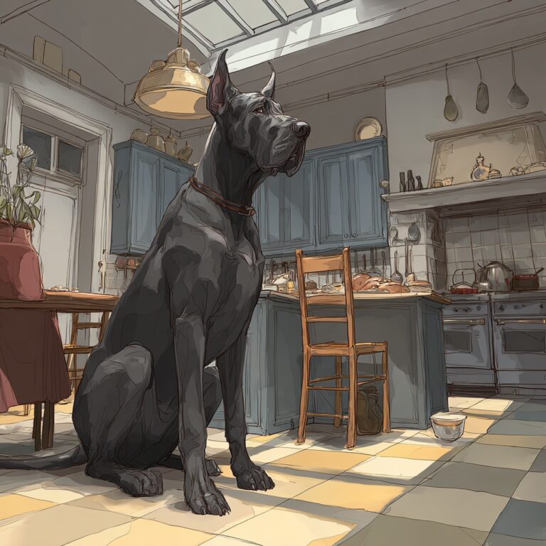 Dogue Allemand et personnes âgées, une belle complicité